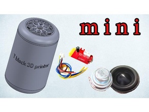mini alto falante 3dtblack Bluetooth coca Cola speaker3d speakercoca caixas som tblack3d 3d print model - Mito3D