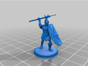 classical antiquity - roman princeps 20mm 25mm historical infantry pilum tabletop gaming wargaming 3d print model - Mito3D