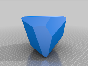 tetratoedro cubo cristallografia 3d print model - Mito3D