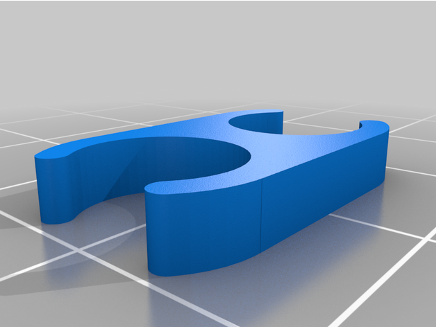 customized cable clip holder 3D print model - Mito3D