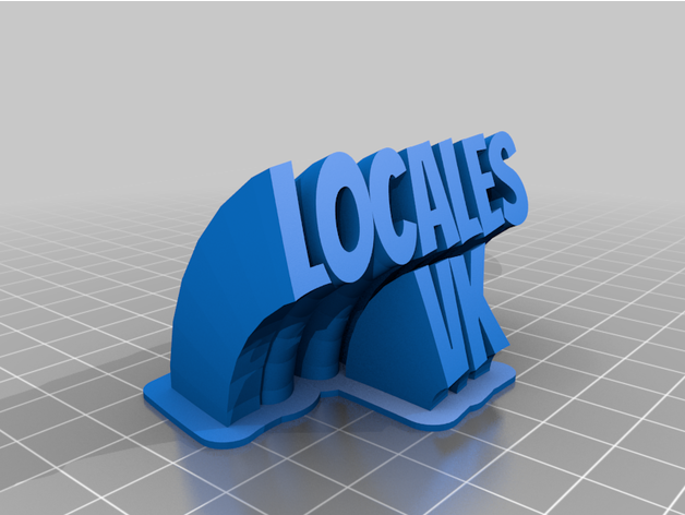 locales vk customized 3D print model - Mito3D