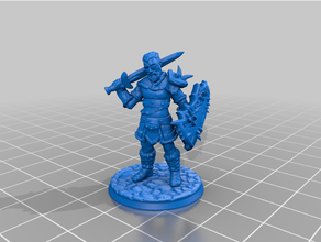gloomhaven bandit commander 3d print model - Mito3D