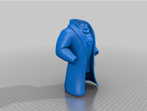 jor el in piedi supereroe superuomo 3d print model - Mito3D