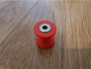 infento pulley 608 bearings bearing 3d print model - Mito3D