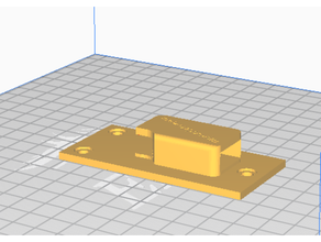 ruler mount 3d print model - Mito3D