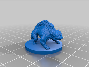 argus hound 28mm dnd miniature dungeons dragons miniatures pathfinder mini rpg roleplaying game tabletop gaming 3d print model - Mito3D