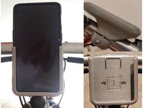 oneplus bicyclette monter téléphone intelligent 6 3d print model - Mito3D