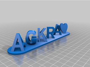 agra customized 3d print model - Mito3D