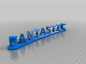 fp sign customized 3d print model - Mito3D