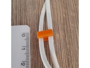 mini USB câble agrafe titulaire soutien gestion iphone Orange téléphone samsung intelligent 3d print model - Mito3D