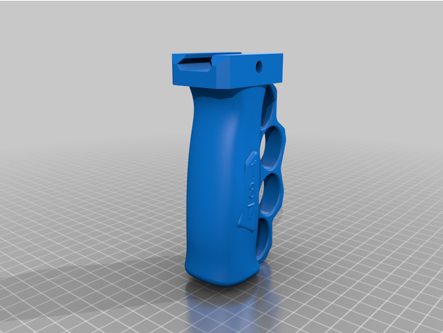knuckle grip 3D print model - Mito3D