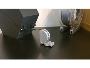 free spinning filament guide 608 bearing ikea lack prusa enclosure 3d print model - Mito3D