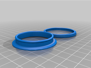 customized snap assembly tarp grommet 3d print model - Mito3D