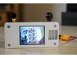 eachine ev800dm fpv goggles monitor case 3d print model - Mito3D