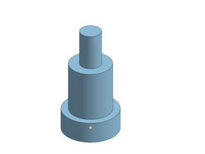 craftsman circular safety button 3d print model - Mito3D