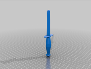 sas fairbairn pen bic blade dagger 3d print model - Mito3D