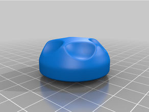 électribe extrudé sélecteur bouton korg rotatif 3d print model - Mito3D