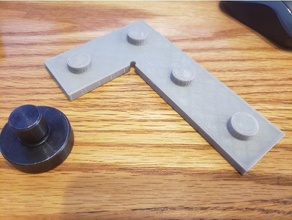 welding table corner brace 3d print model - Mito3D
