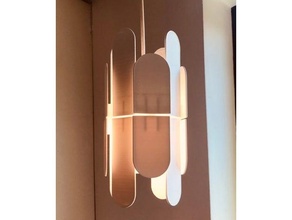 long pallet lamp shade lampshade 3d print model - Mito3D