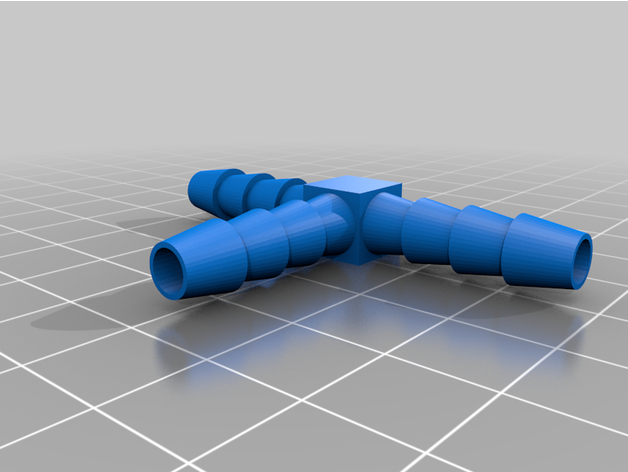 personalizado tubo mangueira conector gerador 3D print model - Mito3D