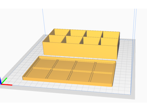 storage boxes lids scalable 3d print model - Mito3D