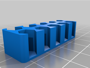 hexadécimal jarret bit titulaire soutien parametric2 personnalisé 3d print model - Mito3D