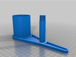mig soldador carrete adaptador 3d print model - Mito3D