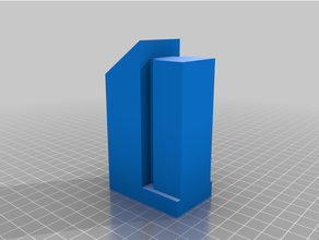 parete montare staffa in piedi fan 3d print model - Mito3D