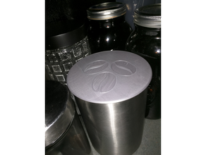 planetary design's airscape coffee container lid 3d print model - Mito3D