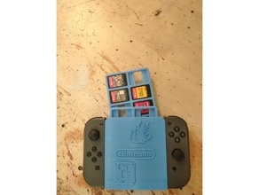 nintendo switch game holder 3d print model - Mito3D