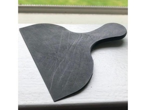 100mm putty knife puttyknife spackle 3d print model - Mito3D