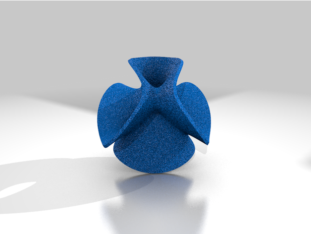 fente surface 3D print model - Mito3D