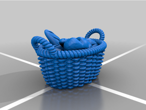 basket breads bread dnd prop props eleode 3d print model - Mito3D