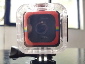 Polaroidkamera Würfel Session Adapter wasserdicht Fall Mantel 3d print model - Mito3D
