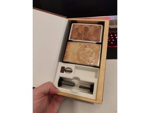 salem 1692 insert card holder 3d print model - Mito3D