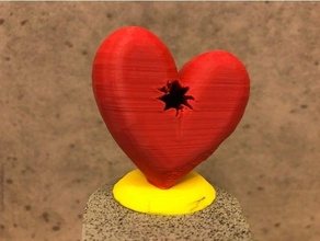 corazón marika amor 3d print model - Mito3D