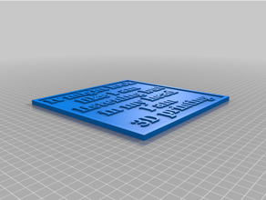 3d işaret 3d print model - Mito3D