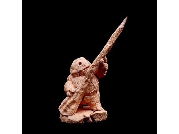 lode impalatore 28mm 30mm 32mm giochi tavolo zolle dnd miniatura dungeon draghi terra Earthenkind elementali elementare fantasia frostgrave gioco Giochi miniature 3D print model - Mito3D