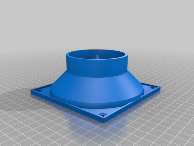 Customizável ventilador duto adaptador redutor expansor escape mortalha fanduto monte 3D print model - Mito3D