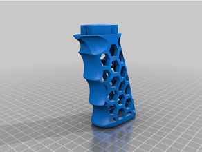sliding legolini slingbow grip mod 3d print model - Mito3D