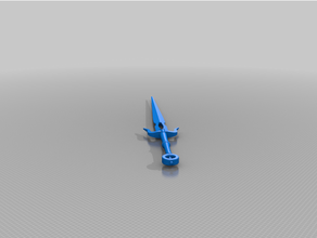 zireael ciri espada brujo 3 velas cirilla 3d print model - Mito3D