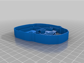 cortador galleta cookie cutter alberto fern ndez 3d print model - Mito3D