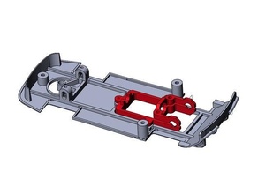 escalextrico jaguar xj220 chassis motor vagem 3d print model - Mito3D