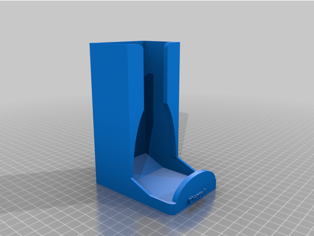 wall mount battery dispenser holder aaa aa standalone 3D print model - Mito3D