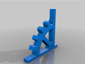 gear shelf bracket support 3d print model - Mito3D
