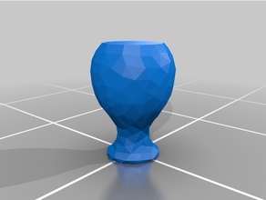 poly vase 3d print model - Mito3D