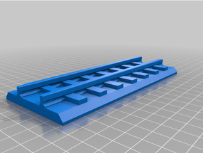 Mini Lego Zug Spur Stand 3d print model - Mito3D