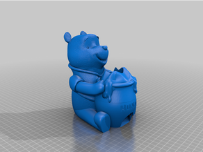 pooh dice tower dnd dungeons dragons winnie 3d print model - Mito3D