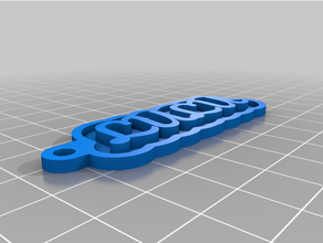 customized key chain lulu 3d print model - Mito3D