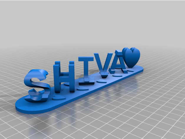 shiva personalizzato 3D print model - Mito3D